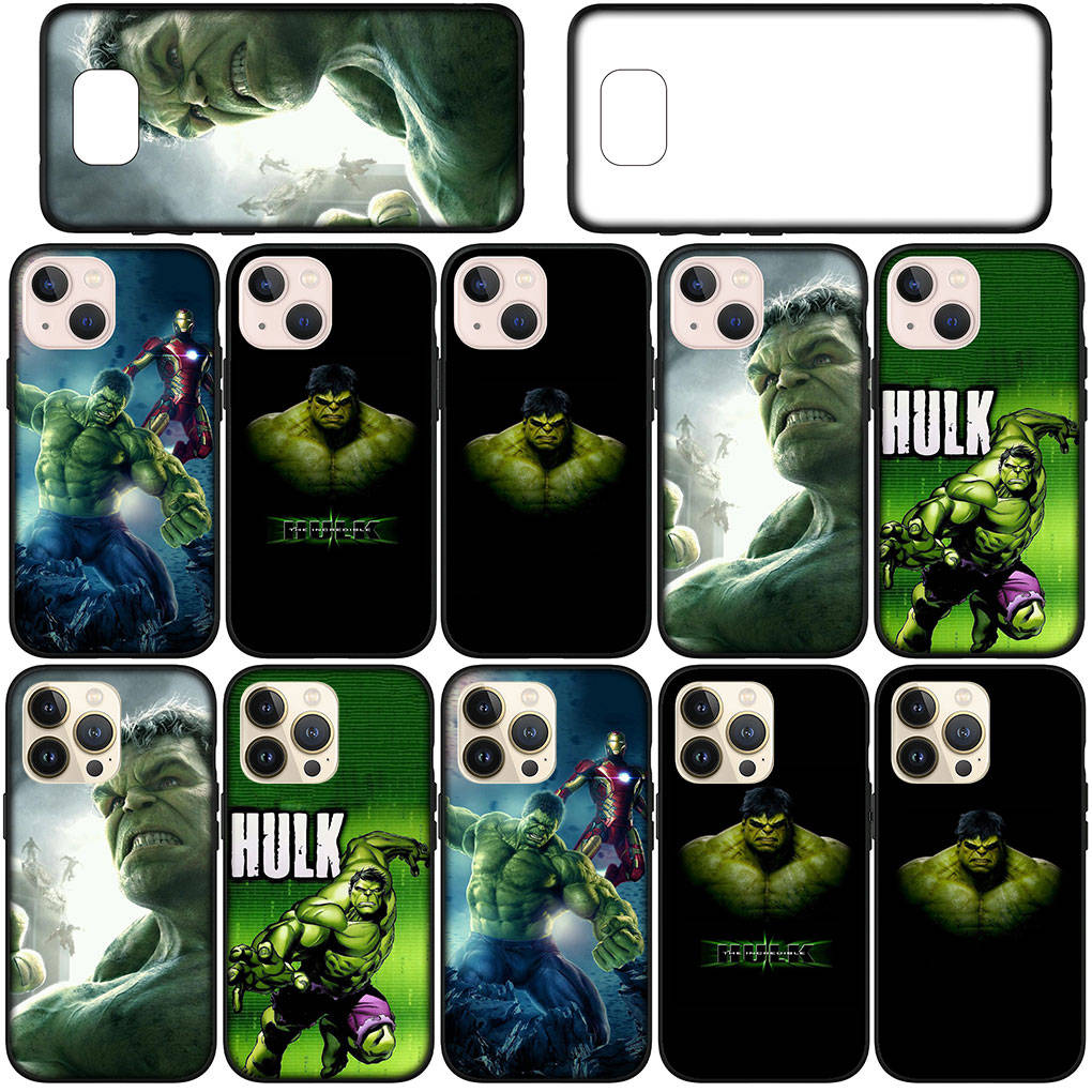 Cover for iPhone 16 15 Xiaomi Redmi Note 14 13 12 11 Pro Max X 8 9 16e Samsung Galaxy S25 S24 S23 Moto G54 G75 G45 OPPO Huawei Hulk Marvel Phone Case