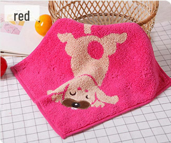 Jinhao A-Klasse Jacquard-Handtuch aus reiner Baumwolle für Kinder – weich, saugfähig, verdrehungsfrei, kleine quadratische Größe.
