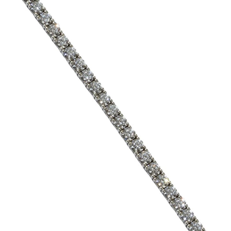 KRUCHI CZ Tennis Chain Bracelet (Silver)