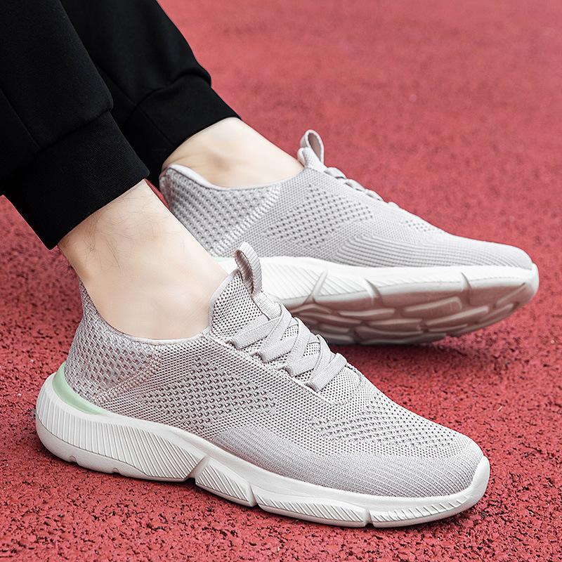 Elderly shoes men's non-slip soft sole lightweight flat bottom dad middle-aged and elderly walking shoes spring and summer leisure
