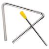 Triangle Hand Percussion Metal Easy Playing Delicate Playing Triangle Instrument with Striker