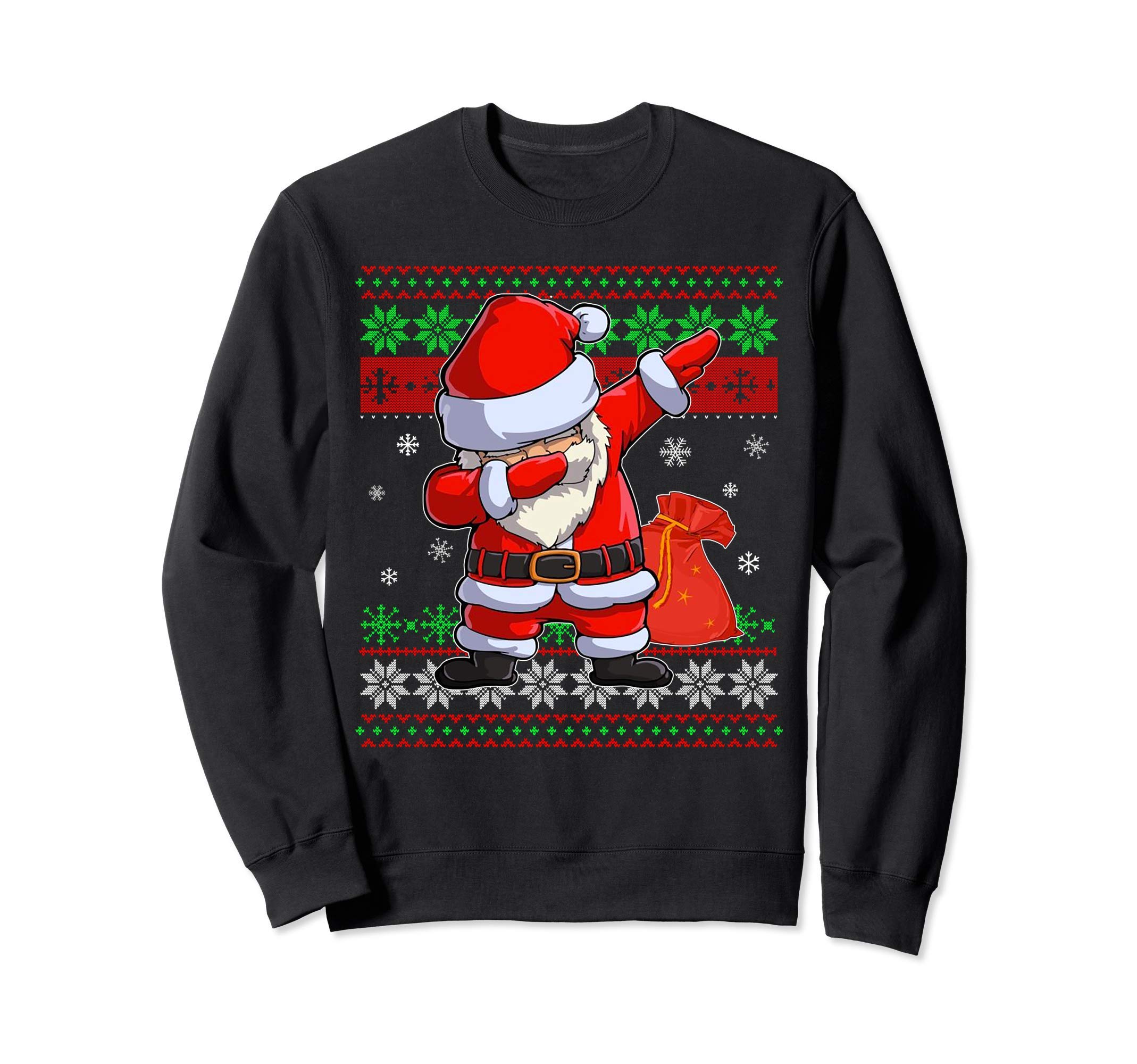 

Dabbing Santa Ugly Christmas Sweater чёрный