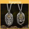 Artistic Qi Tian Da Sheng Sun Wukong Pendant Necklace With Intricate Design Trendy Retro Style For Men