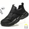 Lightweight Fashion  Safety Shoes For Men Anti-smash Anti-puncture Work Sneakers Steel Toe Shoes Male Work Boots Protective