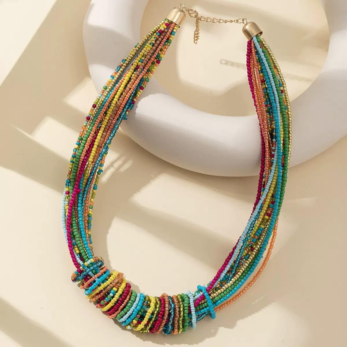 

Модное ожерелье для женских украшений разноцветный