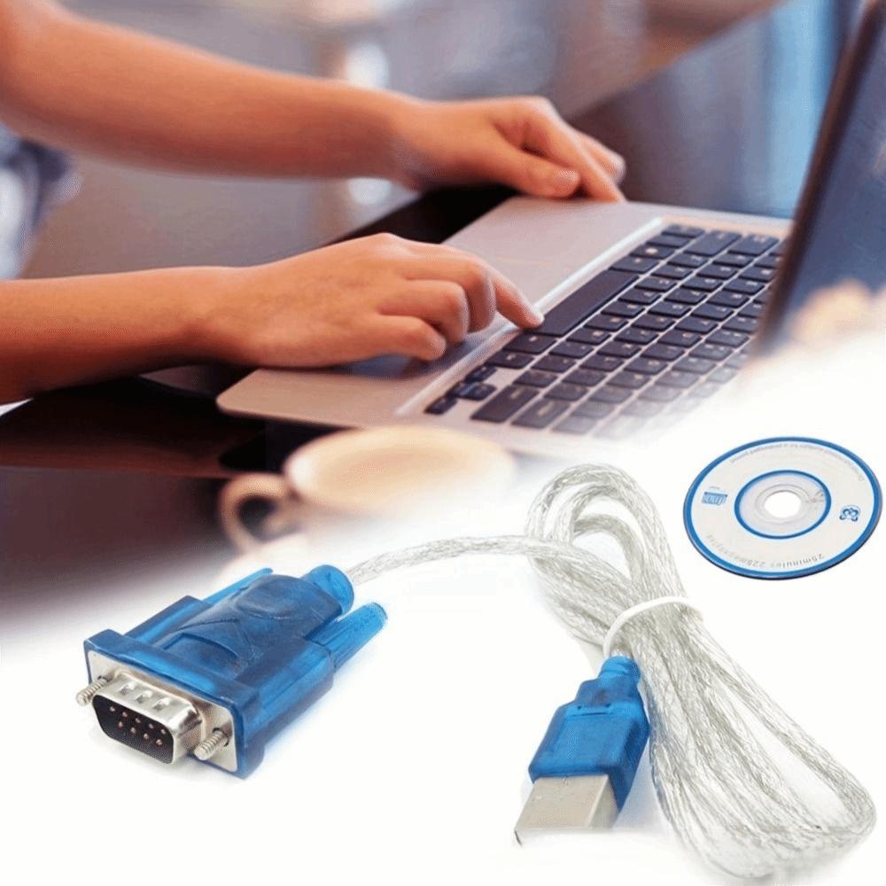 CH340 Chipset USB to Serial Adapter USB 2.0 DB9 Adapter USB RS232 Cable  Computer Use