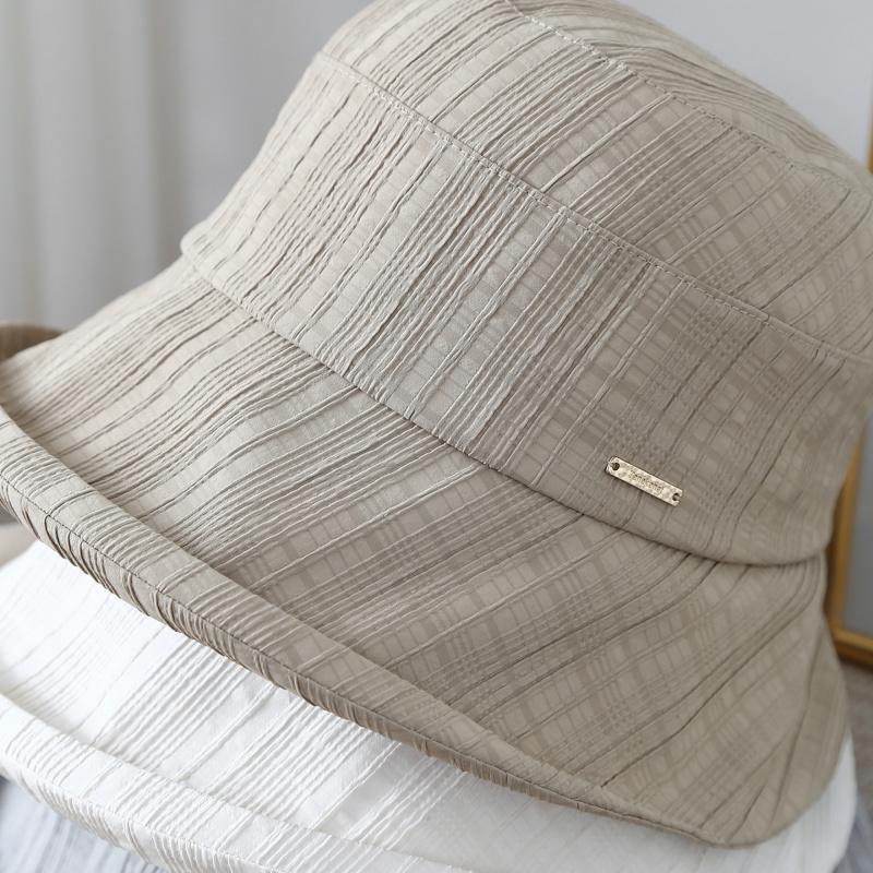 Women'S Rolled-Brim Bucket Hat, Versatile Wide-Brim Hat Spring & Summer New Arrival SUNHAT