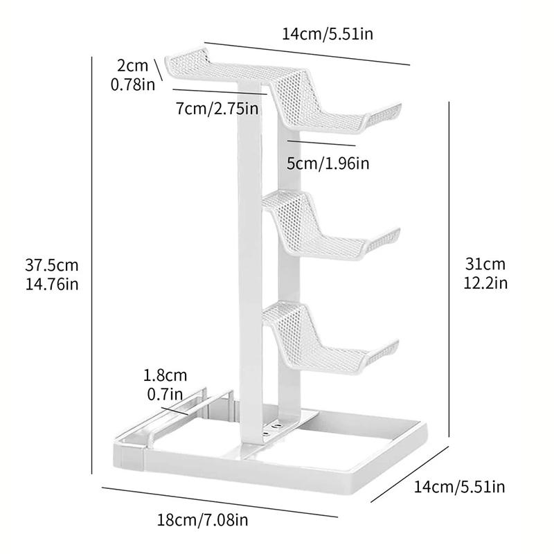 

Подходит для держателя контроллера, наушников и подставки для креативного хранения мобильного телефона белый