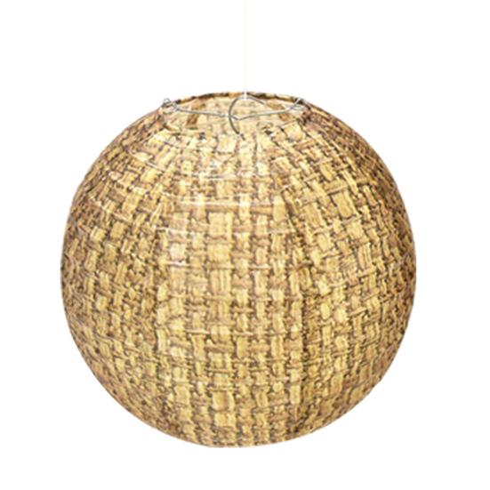 Yousheng 1/9Pcs Paper Lanterns Set Rustic Burlap Design Easy To Hang Handmade Hanging Lanterns Wedding Party Decorations