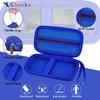 Khanka Hard Case for ANBERNIC RG40XX H Handheld Game Console (Blue)