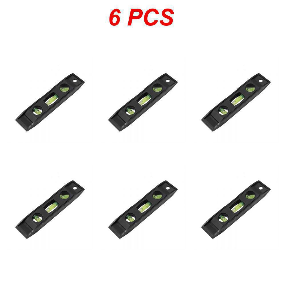 1~10PCS Portable ABS Shell Level Ruler High Precision Strong Magnetic 3 Bubble Level Meter Household Hardware Tools Laser Level