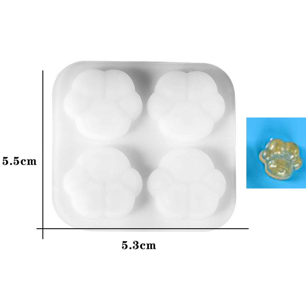 Cat Paw Pendant Silicone Mold Keychain Pendants Epoxy Resin Molds for DIY Epoxy Resin Crafting Mould Jewelry Making Crasfs