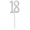 Toppere de tort cu strasuri pentru aniversarea de 16, 18, 20, 25, 30, 40, 50, 60 de ani, Nuntă, Decorare Aniversare, Bețișoare pentru Cupcake, Articole Festive pentru Petrecere