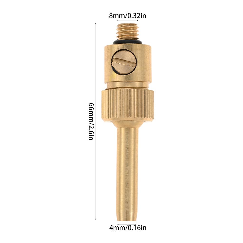 1PC M8 M10 M12 M12.5 M14 Male Thread Micro Pure Brass Jet Straight Water Curtain Fountain Nozzles Garden Pond Spray Head