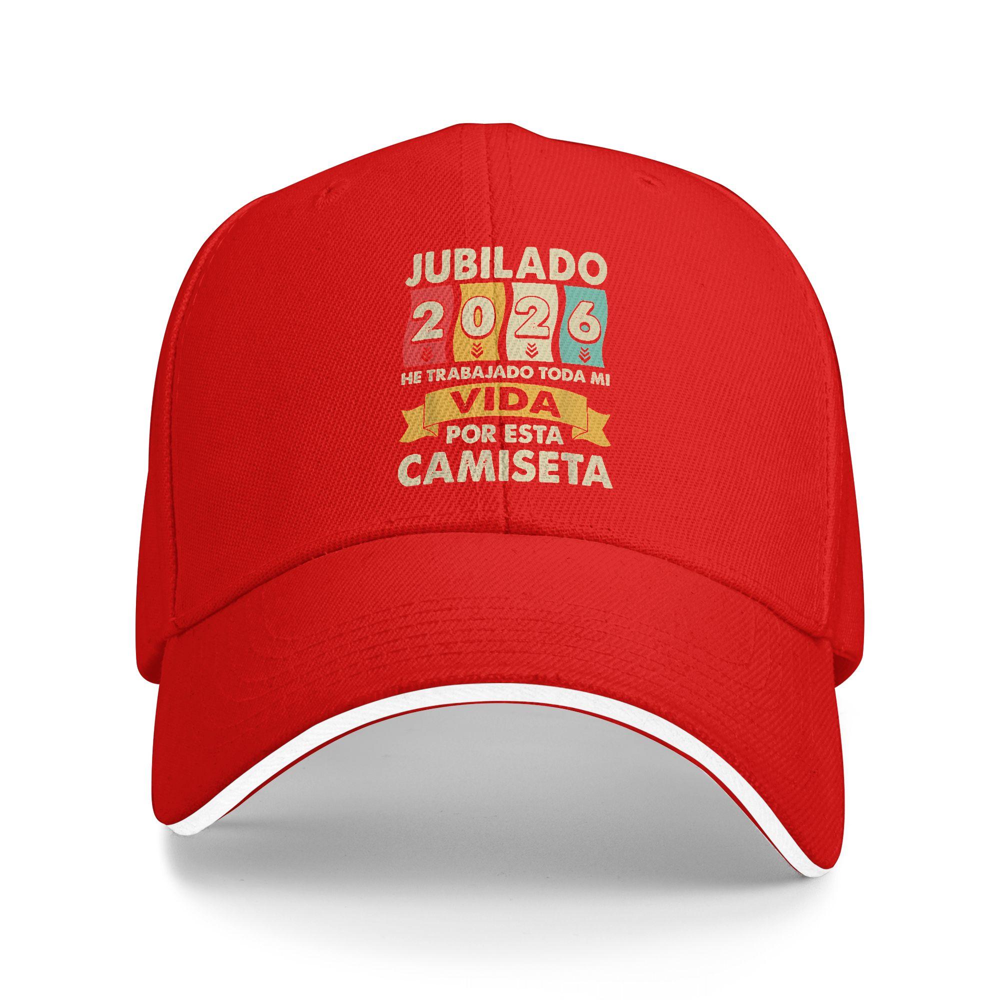 Jubilada He Trabajado Toda MI Vida Por Esta Camiseta Baseball Caps Merchandise Trucker Hat For Unisex Women Travel Headewear Adjustable