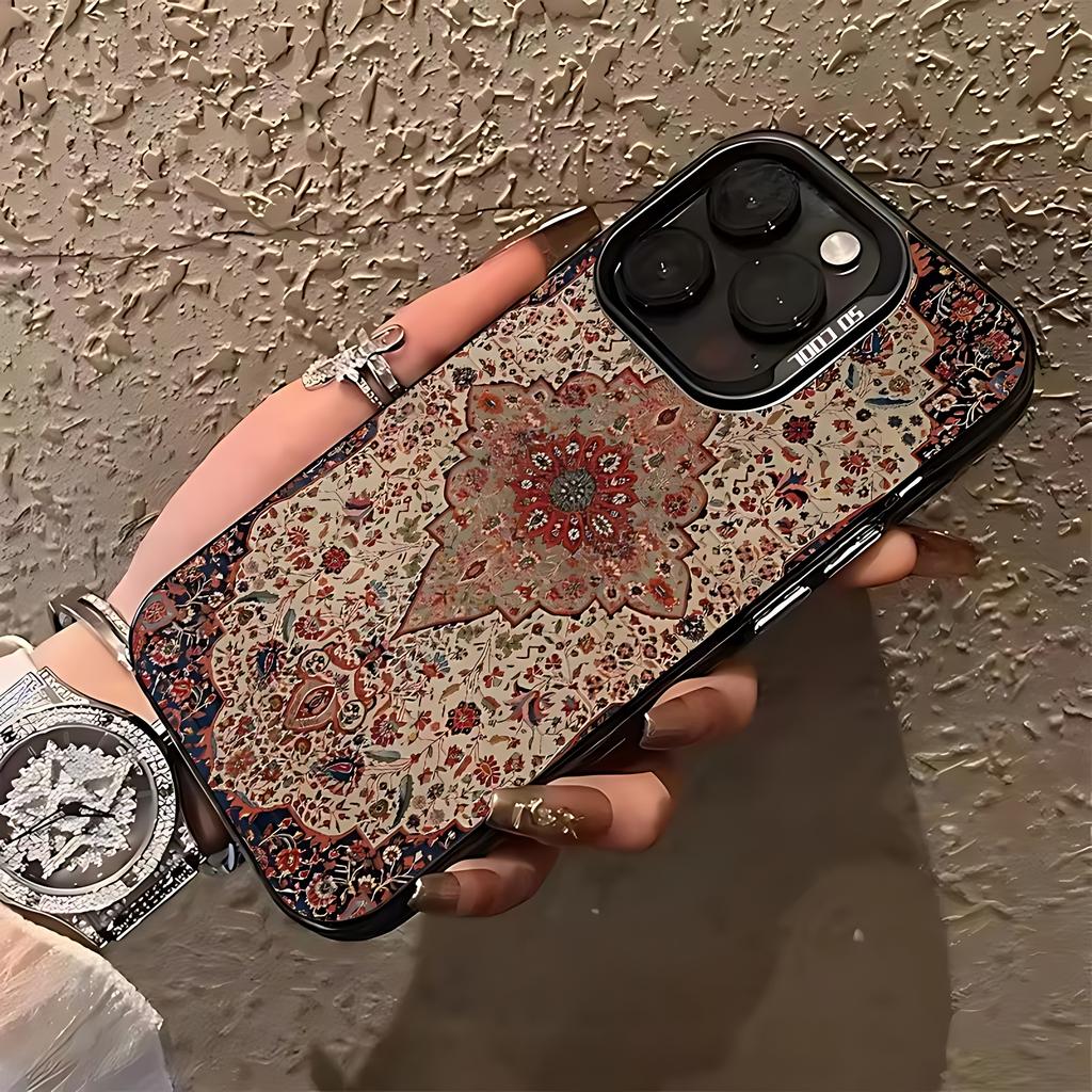 Persian Carpet Style Popular Phone Case for Xiaomi Redmi Note 8 9 9S 10 11 12 13 14 15 Pro Plus 4G 5G Anti Fall Matte Back Cover