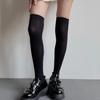 Gray JK Calf Socks Japanese Velvet Long Tube Stockings Thin Section Soft Breathable Versatile Knee Length Extended Student Socks