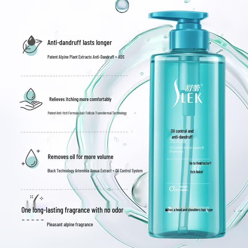 SLEK Oxygen Dynamic Oil Control & Anti-Dandruff Shampoo