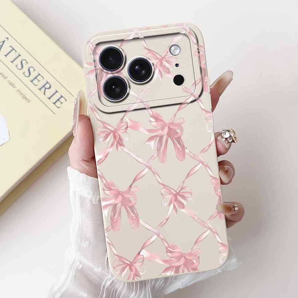 For Apple iPhone 17 Pro Max Case Luxury Painted Back Cover 6.56'' Silicone Soft Phone Case For iPhone17 iPhone 17 Pro Max Bumper