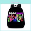 Zaino Alphabet Lore Per Studenti Borsa Scolastica in Nylon con Tasca Frontale e Spallacci Regolabili