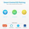 WiFi Smart Water Valve IP66 Waterproof Water Flow Rate and Water Meter LCD Display Dual-Band Flow Rate Meter Remote APP Control