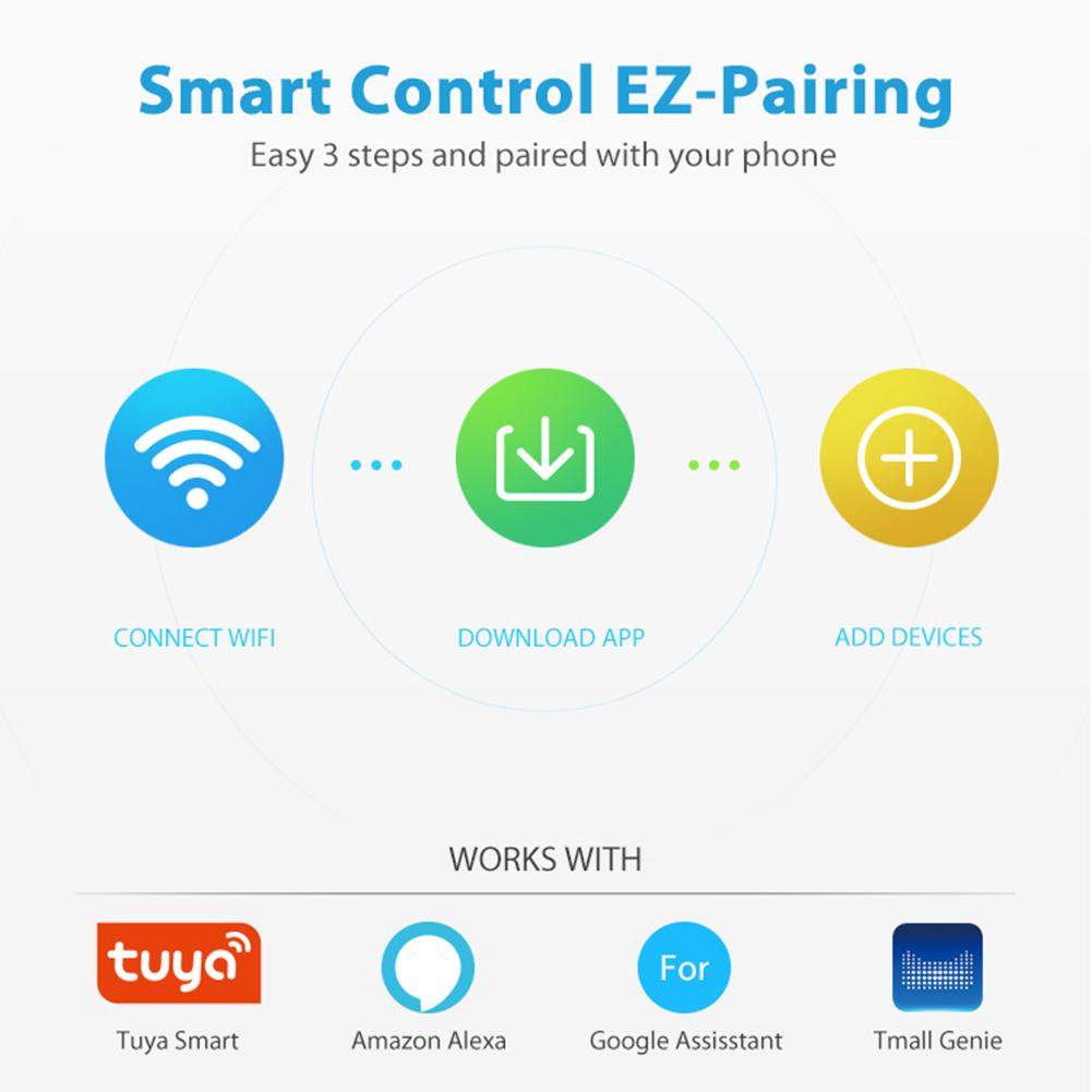 WiFi Smart Water Valve IP66 Waterproof Water Flow Rate and Water Meter LCD Display Dual-Band Flow Rate Meter Remote APP Control