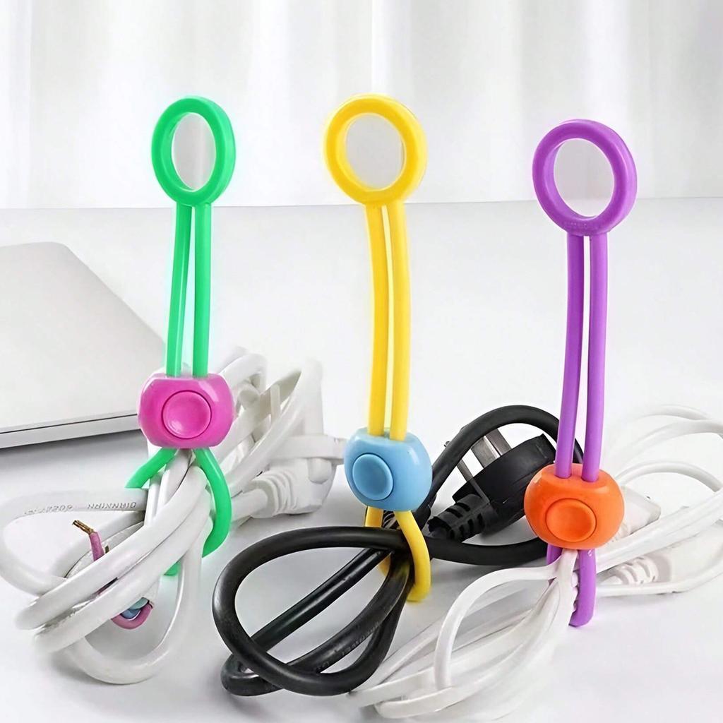 6pcs Color Sealing Rope Bandage - Kitchen Food Preservation Sealing Clip, Multi-Function Cable Organizer, Creative Rope Binding