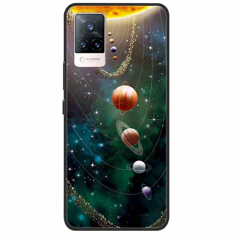 Miękkie Silikonowe Etui Na Telefon Dla vivo V21 5G 4G V21E V2027 Y11S Y12S V20 V2025 V 21E TPU Coque Pokrowiec Dla Vivo V 21e 21 Ochronne
