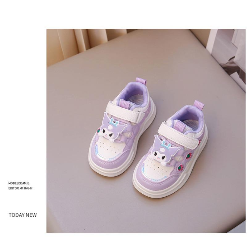 Children's Spring and Autumn Cute Foreign Style Non-slip Strawberry Girls Sneakers Running Shoes Board Shoes Cartoon Student Shoes
