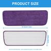 Mop Pads Reusable Microfiber Floor Wiper Cloth Reusable Mop Cloth Replacement For Hardwood Floor Apartment Dormitory Living Room