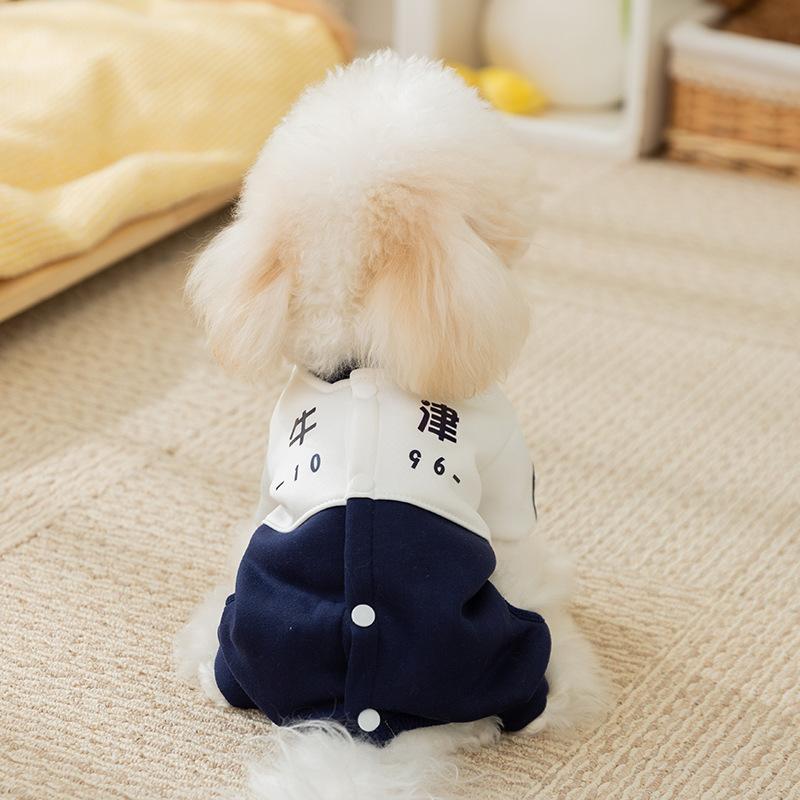 

Одежда для собак Осень и Зима Тонкая Тедди Бигбер Йоркшир Маленькая Собака Четырехлапая Одежда Теплая Кошка Одежда для Питомцев XS (recommended weight 1-1.5 kg) синий