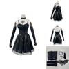 Stylish Misa Amane Death Note Anime Cosplay Black Dress For Halloween And Parties
