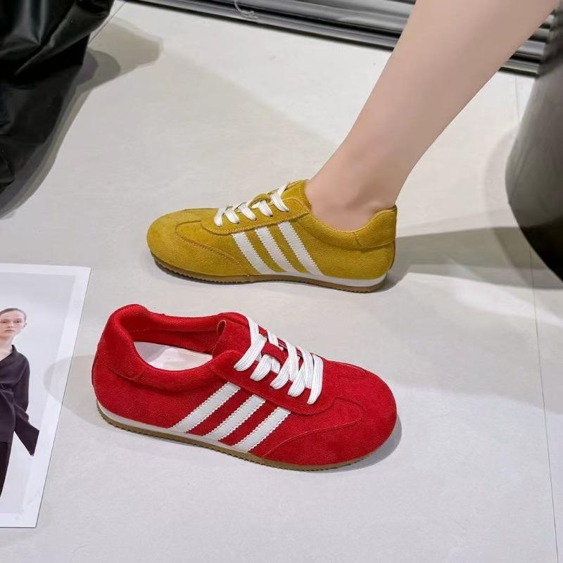 Retro Women's Shoes Spring New Flat-soled Sports Shoes Lightweight Casual Soft-soled Single Shoes