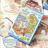 Layered House Miniature Scene Sticker Book 2D Flat Cartoon Collage Decor Stickers  Daily