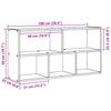Wall Shelf Reclaimed Wood Look 100x25x50 cm Engineered Wood
