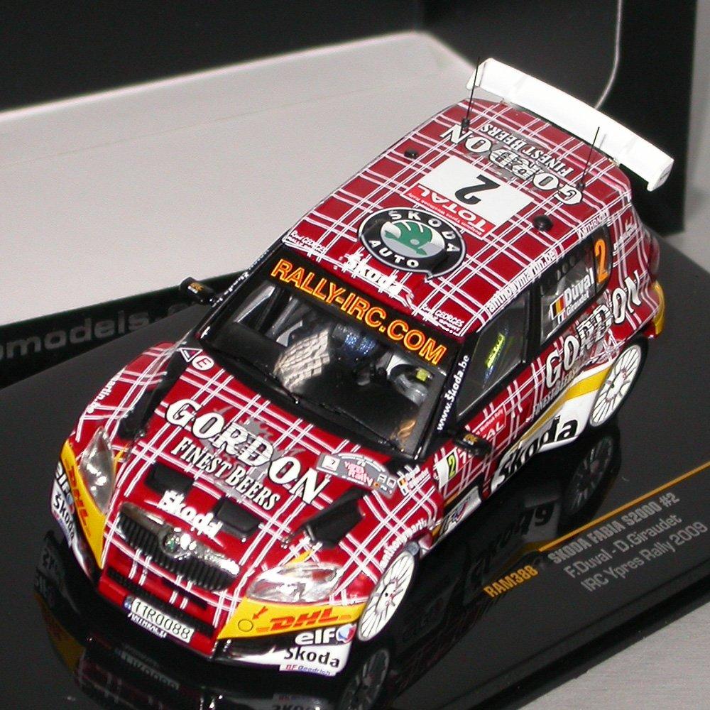 

Ixo Skoda Fabia S2000 No2 IRC Ypres Rally 2009 Completed Product 1/43
