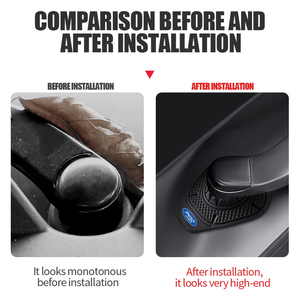 2Pcs Car Logo Wiper Hole Protective Cover Wiper Dustproof Protection Bottom Sleeve Tool Accessories For Ford Ranger Mustang Kuga