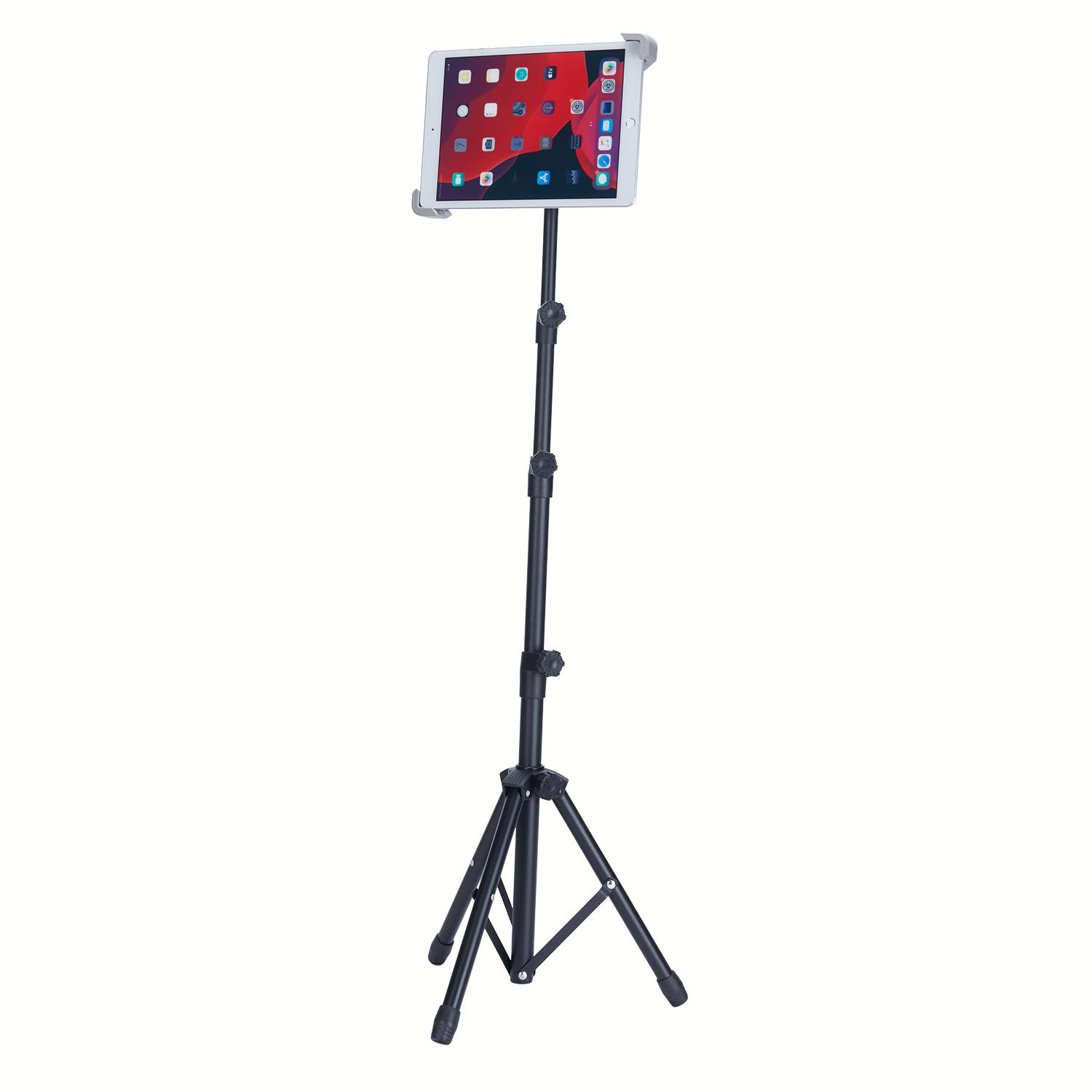 

Portable Aluminum Alloy Tablet Tripod Holder Height Adjustment 360-Degree Rotatory Tripod Stand for 7.9 12 Inches Tablets