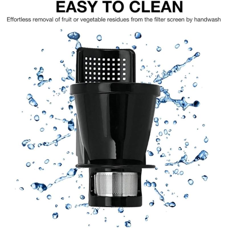 3Pieces Juicer Auger and Screen Set Juicing Machine Part Suitable for 8003 8004 8005 8006 Series for Pure Juice Output