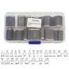 55 Pcs High-Speed Leather Punch Tool Kit Versatile Hole Cutter Set  For Sewing Carving Punching Stamping