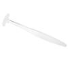 Tongue Brush Silicone Portable Freshen Breath Tongue Scraper Cleaner for Oral Care White Transparent