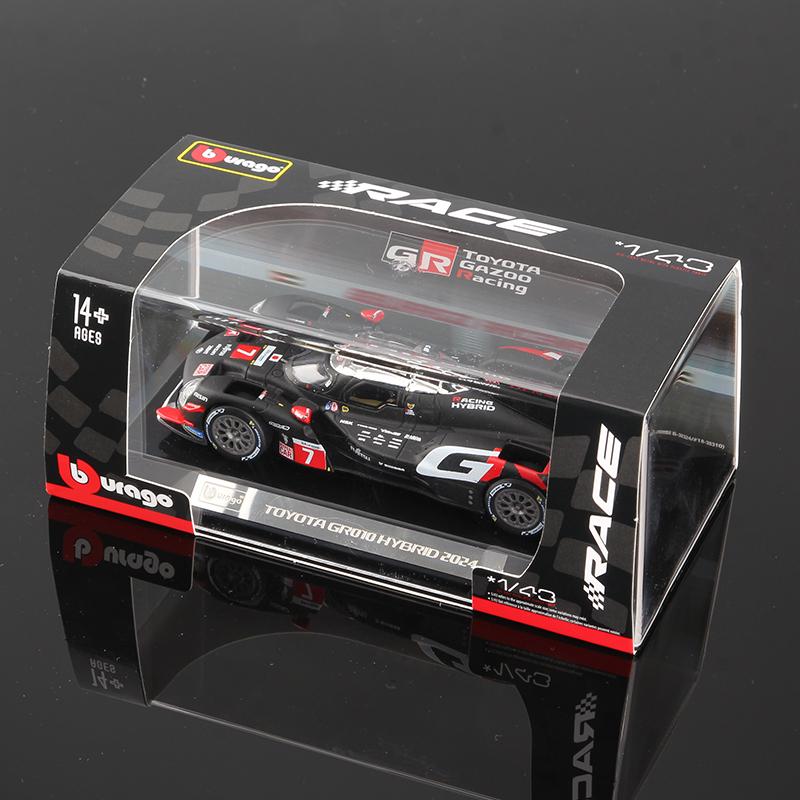 

Bburago 1:43 Toyota GR010 Hybrid 2024 7# Alloy Car Model Diecast Vehicles Racing Collectible Ornament