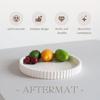 Circular Coffee Table Decor Tray Jewelry Trinket Dish Silicone Non-Slip Design Candle Coaster Kitchen Sink Soaps Tray