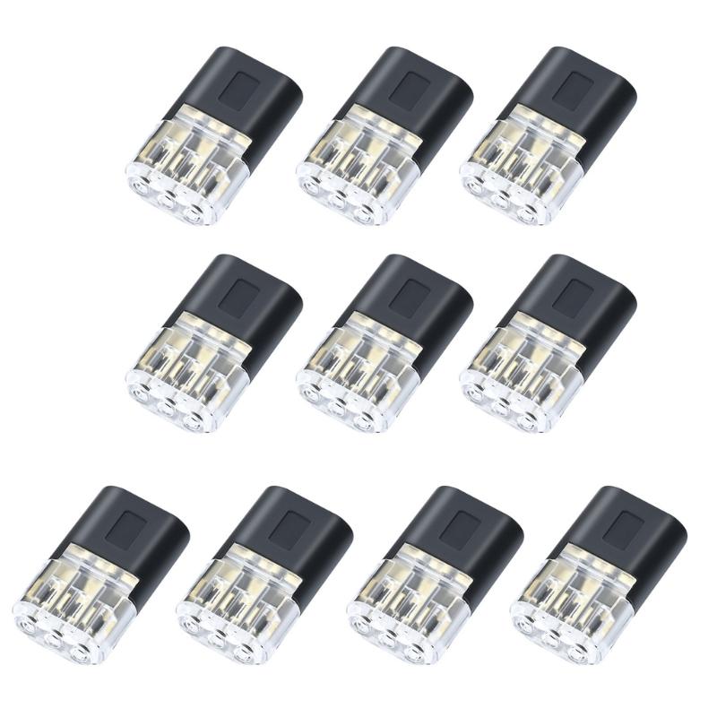 

10pcs Locking Terminals Block for Secure Electrical Connection in Craft Projects and Home Repairs Tool Casual Use 1