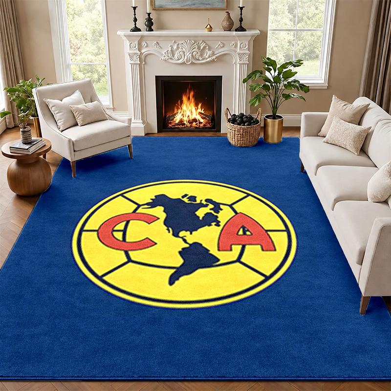 Club America Carpet Door Mat for Living Room or Bedroom Protective Mat Under Chair Office Decoration Christmas Gift Birthday Present