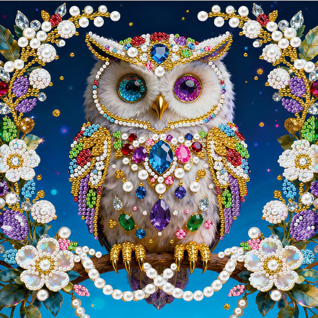 DIY Pearl Diamond Dots Paintings Picture Arts Craft for Home Wall Decor Art Diamond Painting 25x25cm With Frame