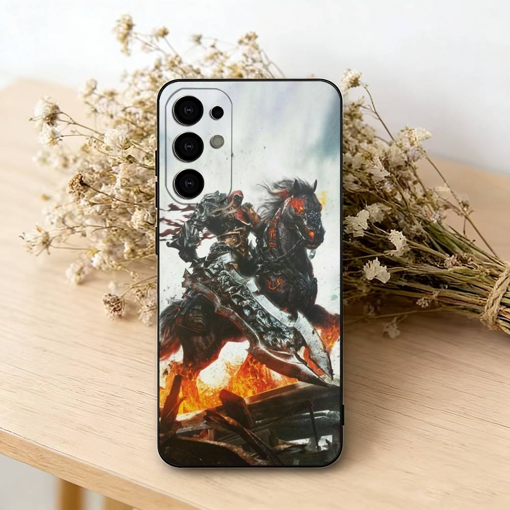Game D-Darksiders Phone Case For Samsung S25,S24,S21,S22,S23,S30,Ultra,S20,Plus,Fe,Soft Silicone Black Cover