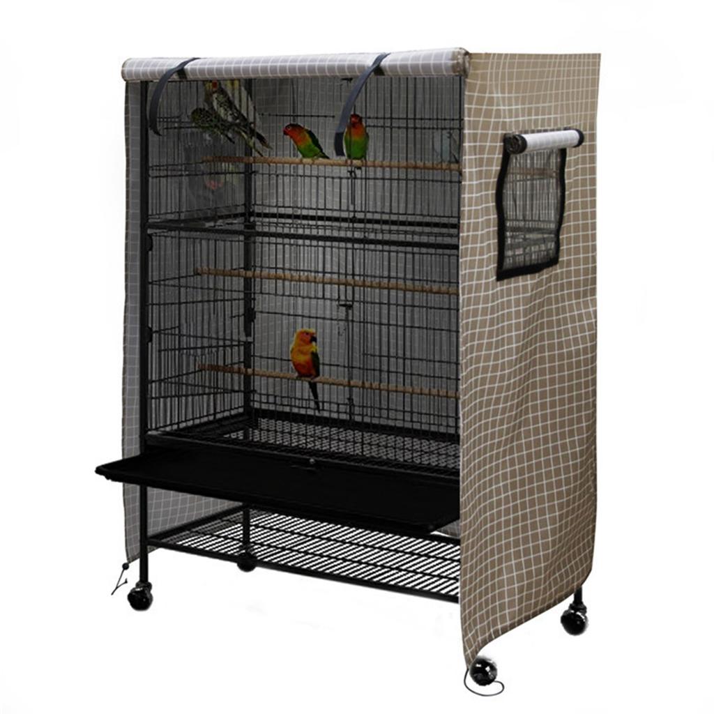 Universal Bird Cage Cover Blackout Birdcage Cover Breathable Washable Birdcage Shade Shield Guards Parrot Cage Protector