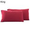 2st enfärgad kung drottning kuddfodral hem sovrum säng kuddfodral dekor