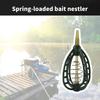 Spring Feeder Baits Cage Baits Holder Baits Cage Spring Fishing Feeder Cage Holder Fishing Tackle Equipment Accessory